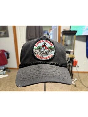 Vintage Sutter Creek California Gold Mining SnapBack Hat